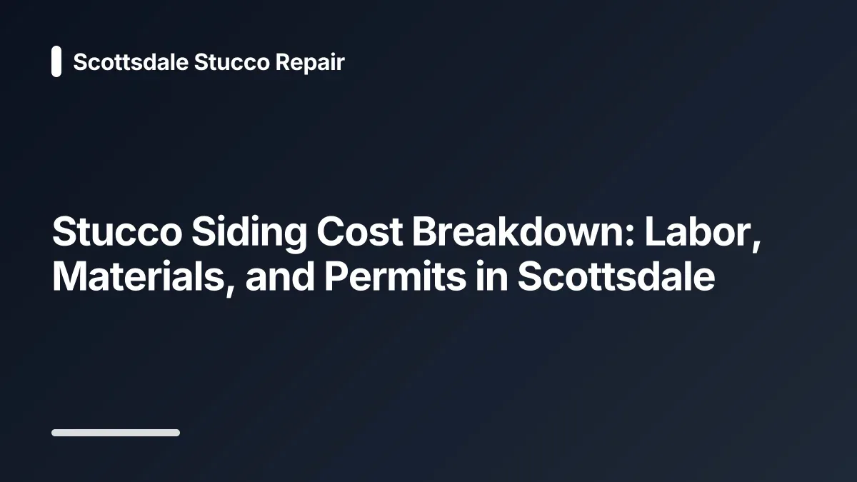stucco siding cost