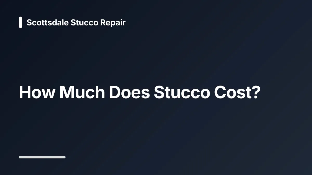stucco installation cost